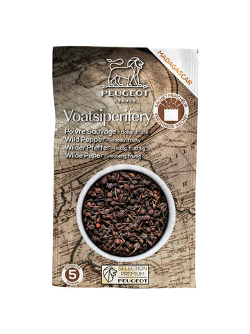 Peugeot Voatsiperifery Madagascar Wild Peppercorns, 60g - 3 fresh sachets of 20g