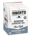 Oh Boy! Oberto Classics Thin Style Peppered Beef Jerky, 1.2 Ounce (Pack Of 8)
