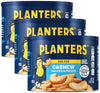 PLANTERS Salted Cashew Halves & Pieces, Party Snacks, Plant-Based Protein 8oz (1 Canister) (Pack of 3)