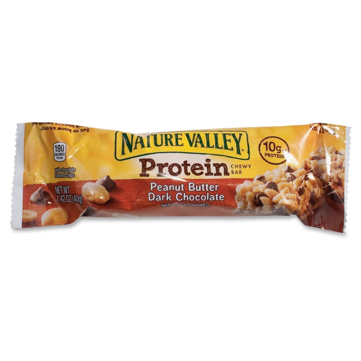Nature Valley Protien Bar Peanut Butter Dark Chocolate, 1.42 Oz Bar Each, Pack Of 16