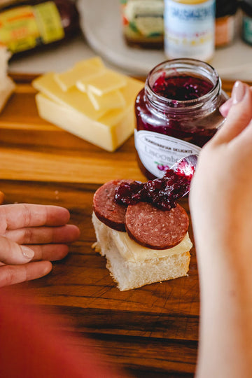 Dan The Sausageman Signature Gift (Nordic Fusion) Gift Basket – Gourmet Snacks With Summer Sausage, Cheese, Ers, Lingonberry Sauce – Holiday, Thank You, Mother’S Day, Meat And Cheese, Snack Box