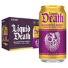 Liquid Death, Slaughter Berry Flavored Iced Tea, 12-Pack (12 oz Cans), Raspberry Flavored Black Tea, Low Calorie, No Artificial