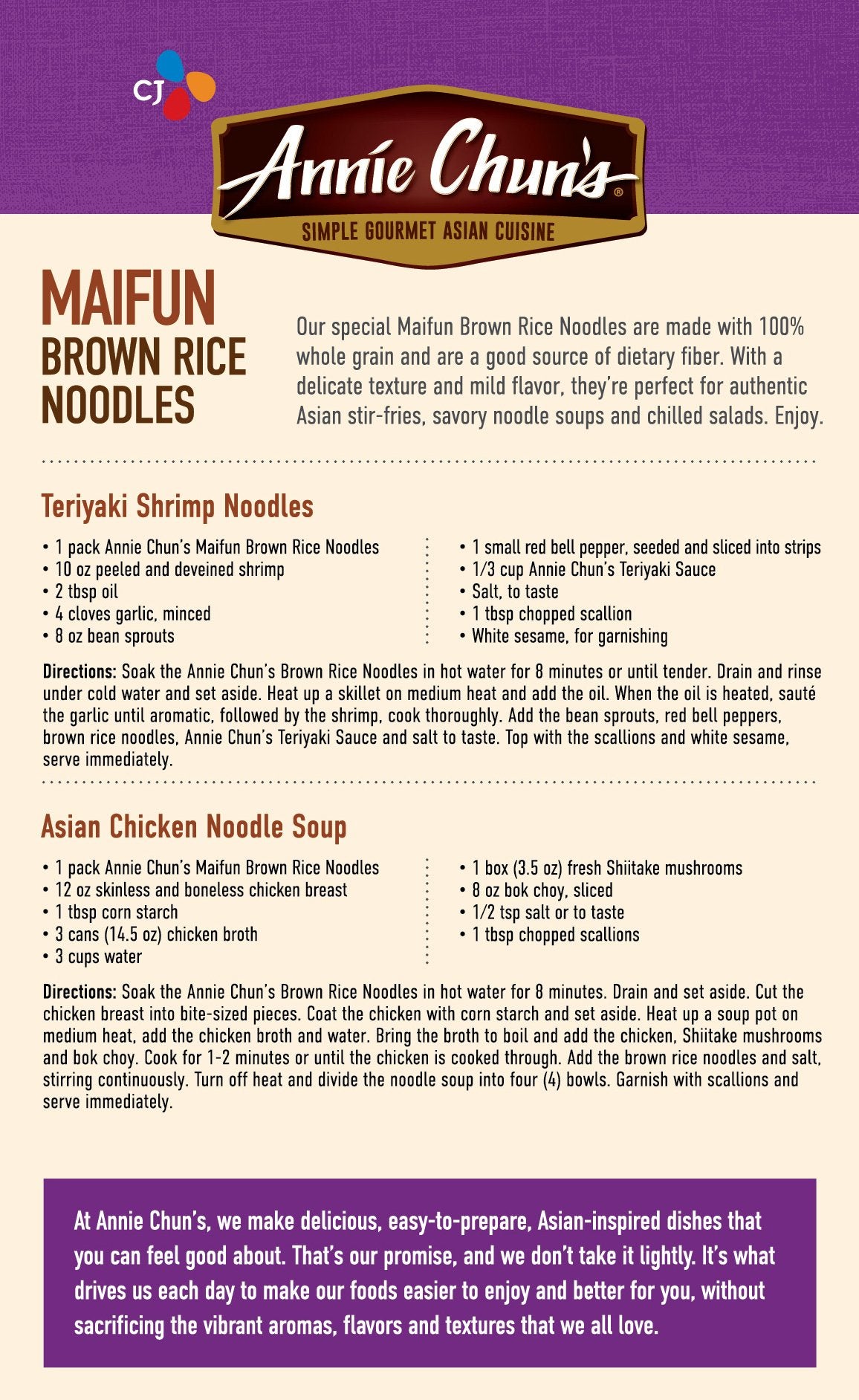 Annie Chun'S Brown Rice Noodles, Maifun | Vegan, 8-Oz (Pack Of 6) | Whole Grain | Gluten-Free Alternative To Angel Hair Pasta (4