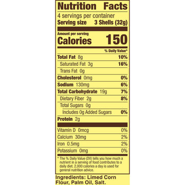Old El Paso Crunchy Taco Shells, Gluten Free, Meal Prep, 12 Ct, 4.6 oz