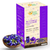 Herbs Botanica Dried Butterfly Pea Flowers For Tea Premium Herbal Tea 100% Clitoria Ternatea Flower Non Toxic, Vegan, Caffiene F