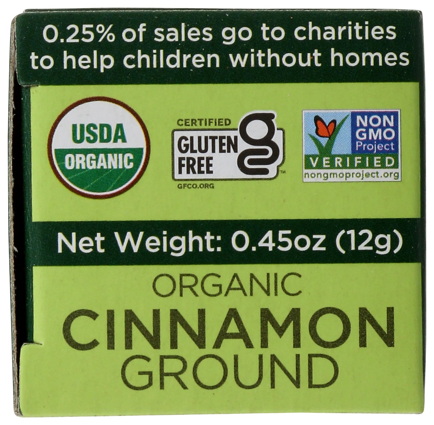 Spicely, Cinnamon Ground Organic, 0.45 Ounce