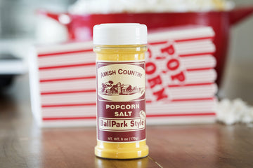 Amish Country Popcorn | Seasoning Variety Pack | 5 Bottles | Ballpark Buttersalt, Cheddar Cheese, White Cheddar, Ranch, Sour Cre