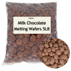 ASOZI Milk Chocolate Melting Wafers - Premium Quality for Melting & Dipping - 5 lbs (80oz)