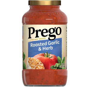 Prego Pasta Sauce, Italian Tomato Sauce With Roasted Garlic & Herbs, 24 Oz Jar