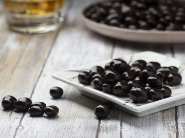 Madelaine Dark Chocolate Covered Espresso Beans - enhanced Gourmet Snack - 6 oz Bag - Rich Dark Chocolate & Crunchy Coffee Beans - Perfect Treat for Coffee Lovers