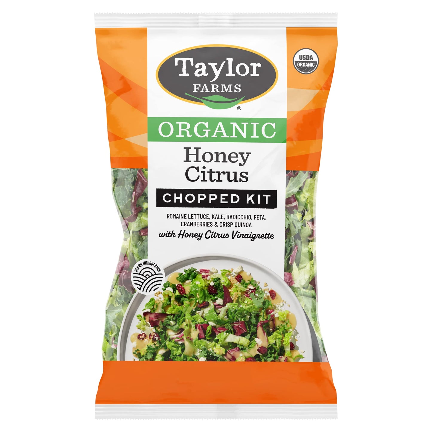 Taylor Farms, Organic Honey Citrus Chopped Salad Kit, 8.8 Ounce