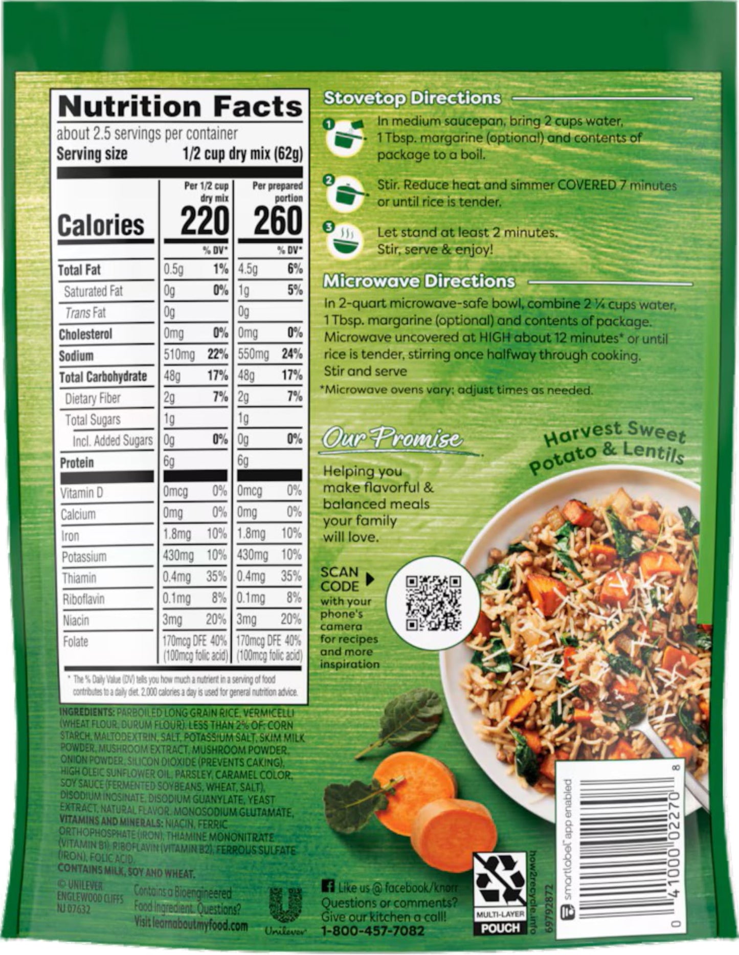 Knorr Mushroom Flavour Rice