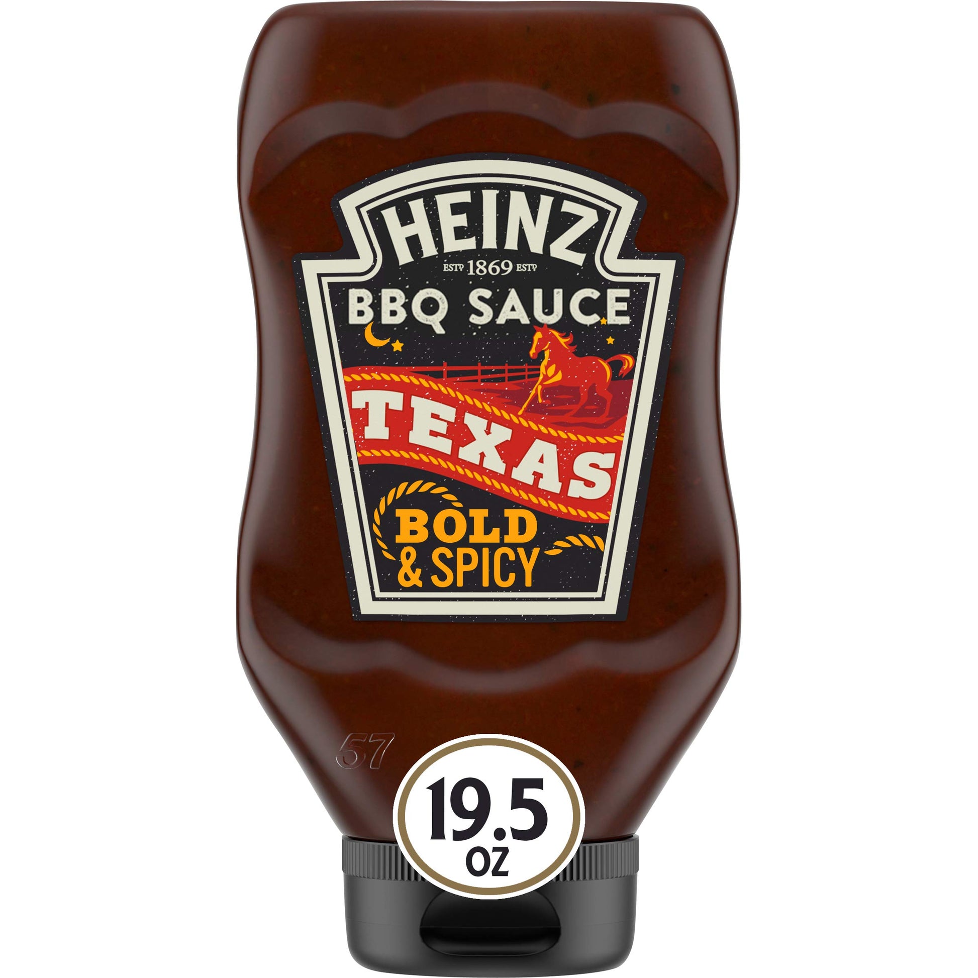 Heinz Texas Style Bold & Spicy BBQ Sauce (19.5 oz Bottle)
