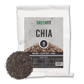 Premium Bulk Chia Seeds (10Lbs Bag) | A+ Grade Chia | Nutrient-Packed Superfood | Non-Gmo | Gluten-Free Chia Seeds Bulk | Vegan