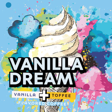 Java Factory Vanilla Dream Flavored Ground Coffee Bag - Vanilla And Butter Toffee Brew, Made With 100% Arabica Beans - Flavor En