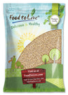 Food to Live - Pearl Barley, 15 Pounds Processed Hulled Barley, Cereal Grain, Kosher, Vegan, Bulk. Cooks Faster than Hulled Barl