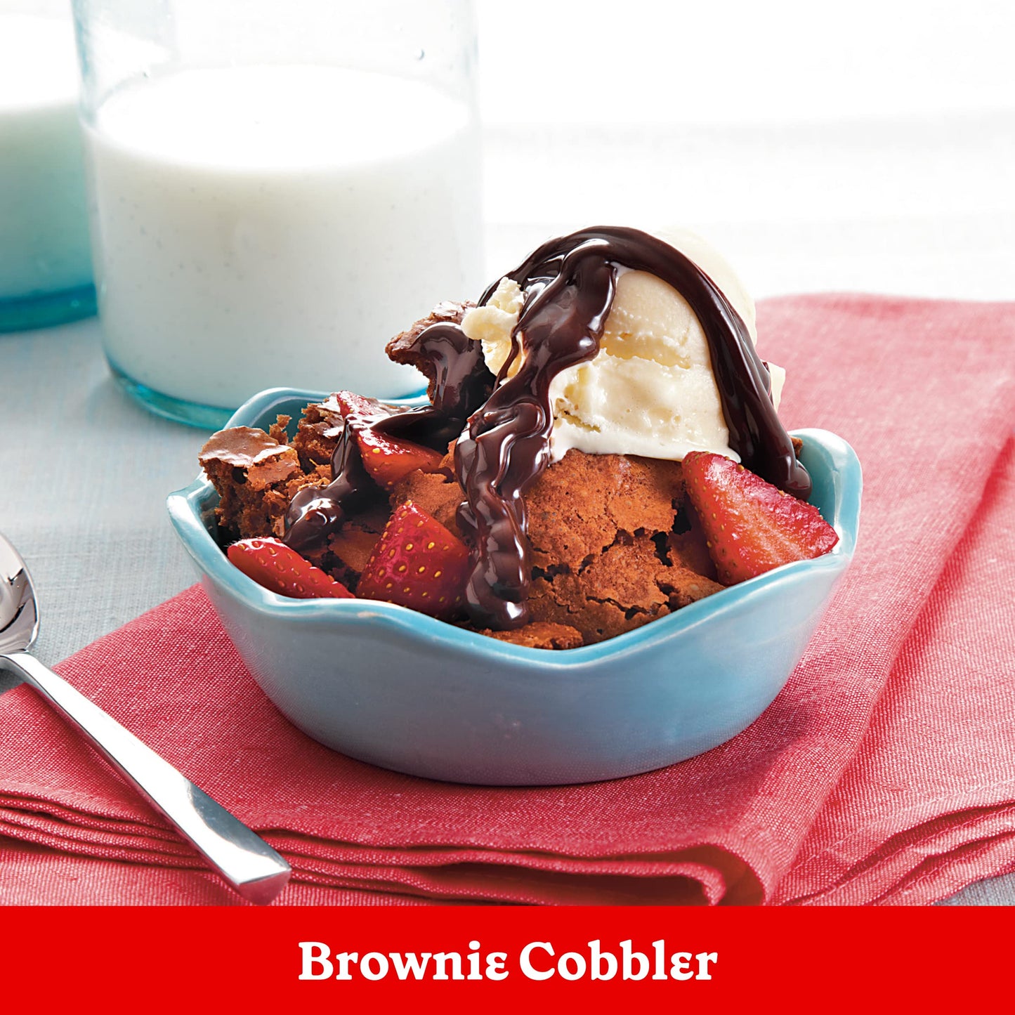 Betty Crocker Milk Chocolate Brownie Mix Family Size, 18.4 oz (Pack of 6)