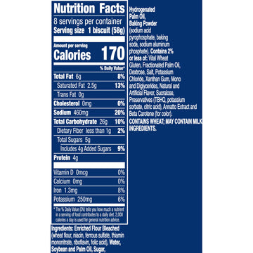 Pillsbury Grands! Flaky Layers Honey Butter Biscuits, 8 Ct, 16.3 oz
