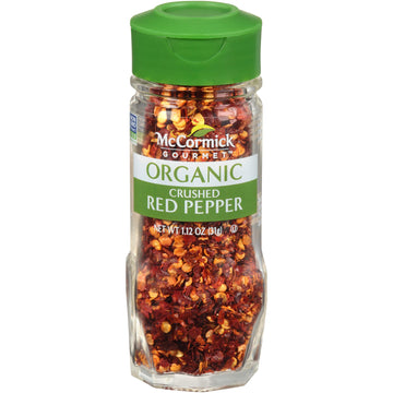 Mccormick Gourmet Organic Crushed Red Pepper, 1.12 Oz