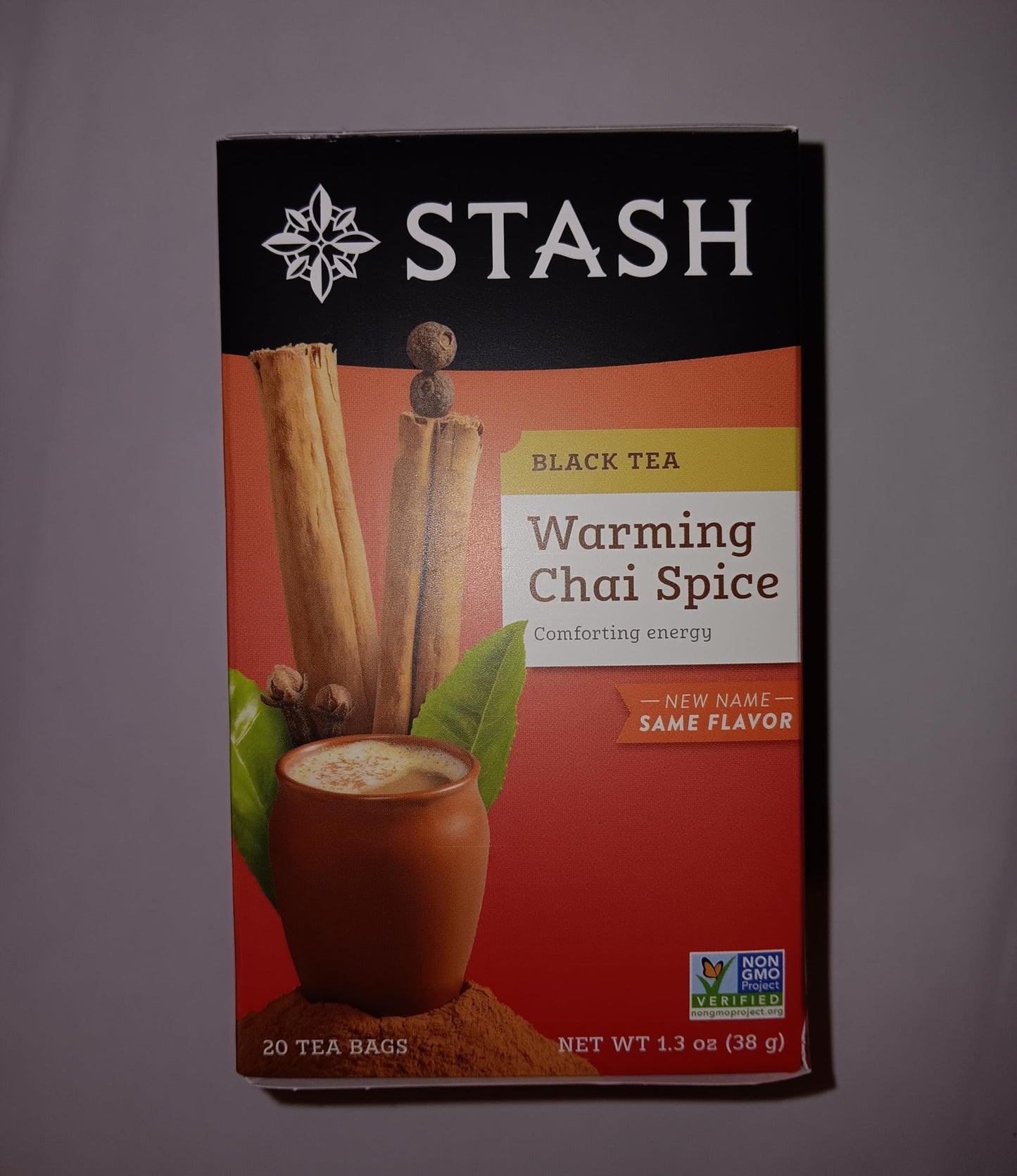 Black Tea-Chai Spice Stash Tea, 20 Count (Pack of 1)