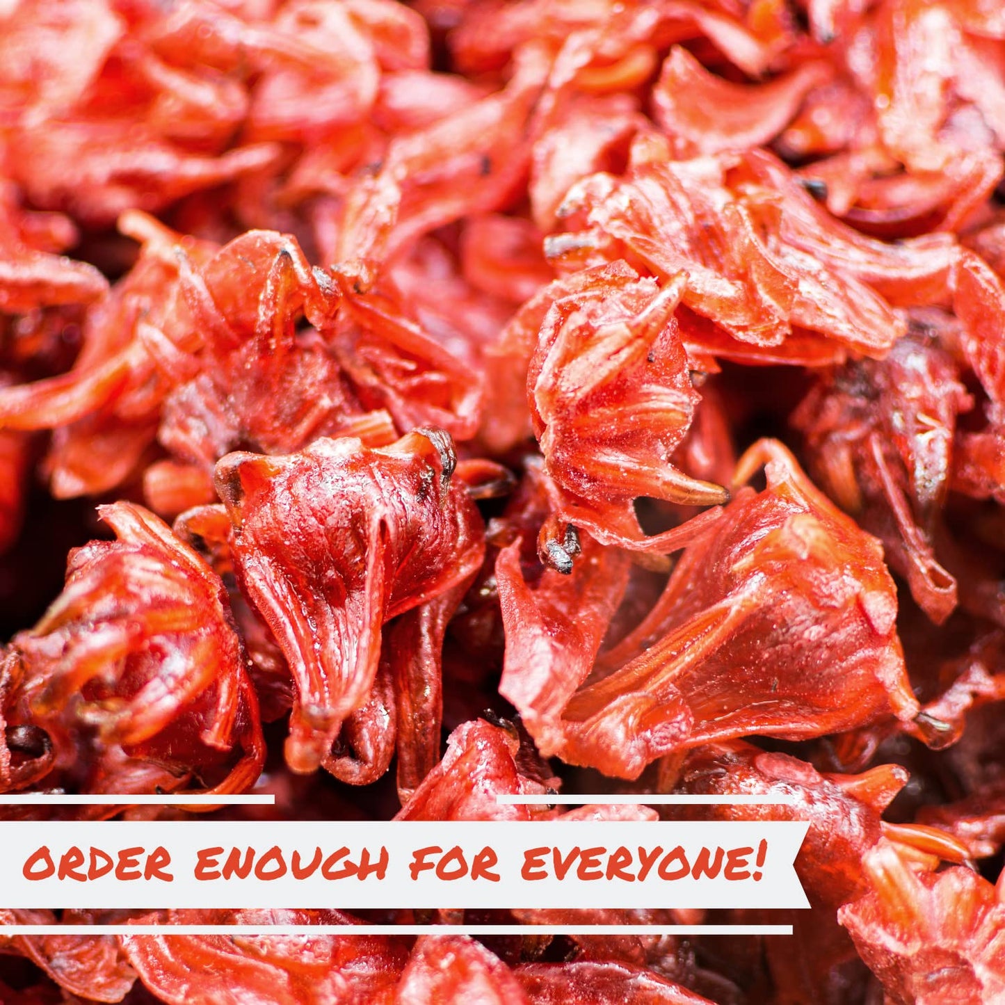Its Delish Dried Candied Hibiscus Flowers, 3.3 lbs Bulk Bag, Vegan & Kosher Edible Flowers for Cocktail Garnish