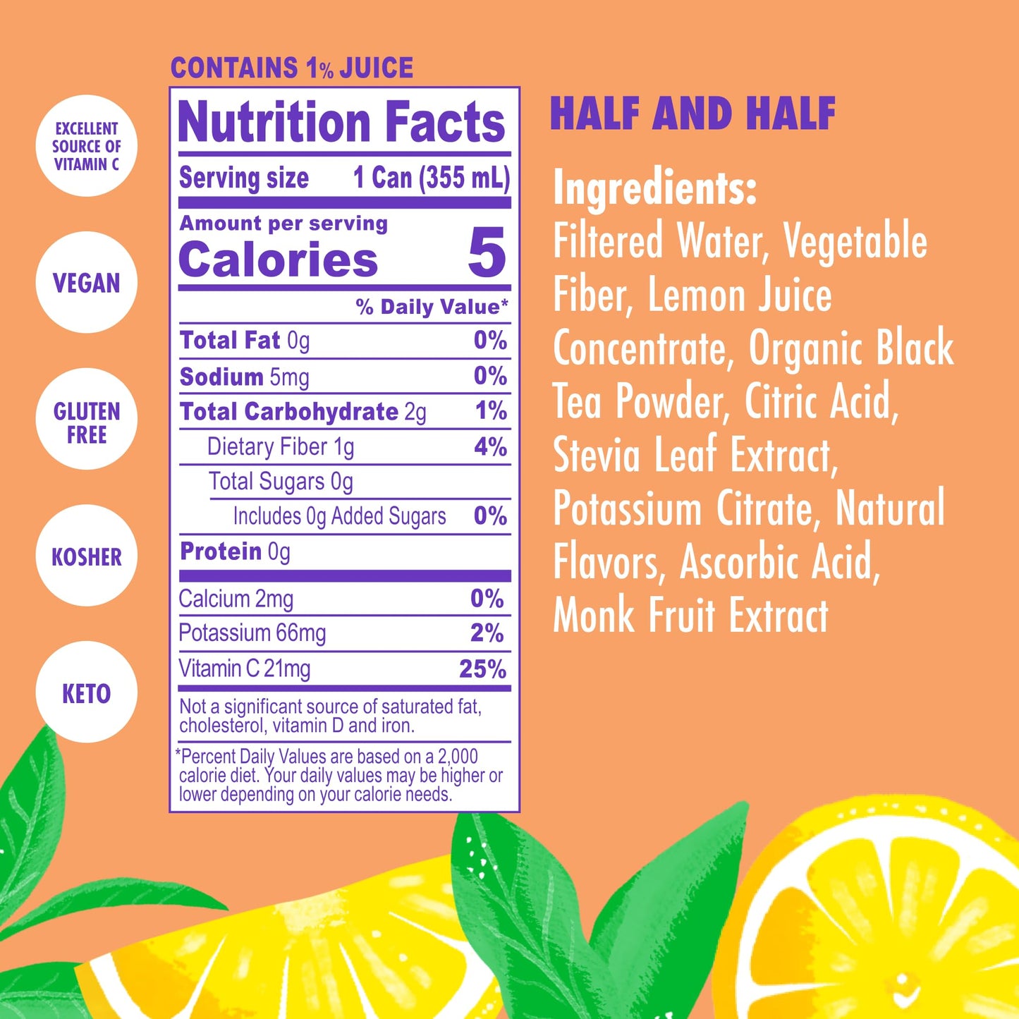 Swoon Iced Tea & Lemonade, Low Carb, Gluten Free, Keto Friendly, 12 Fl Oz (Pack of 12)