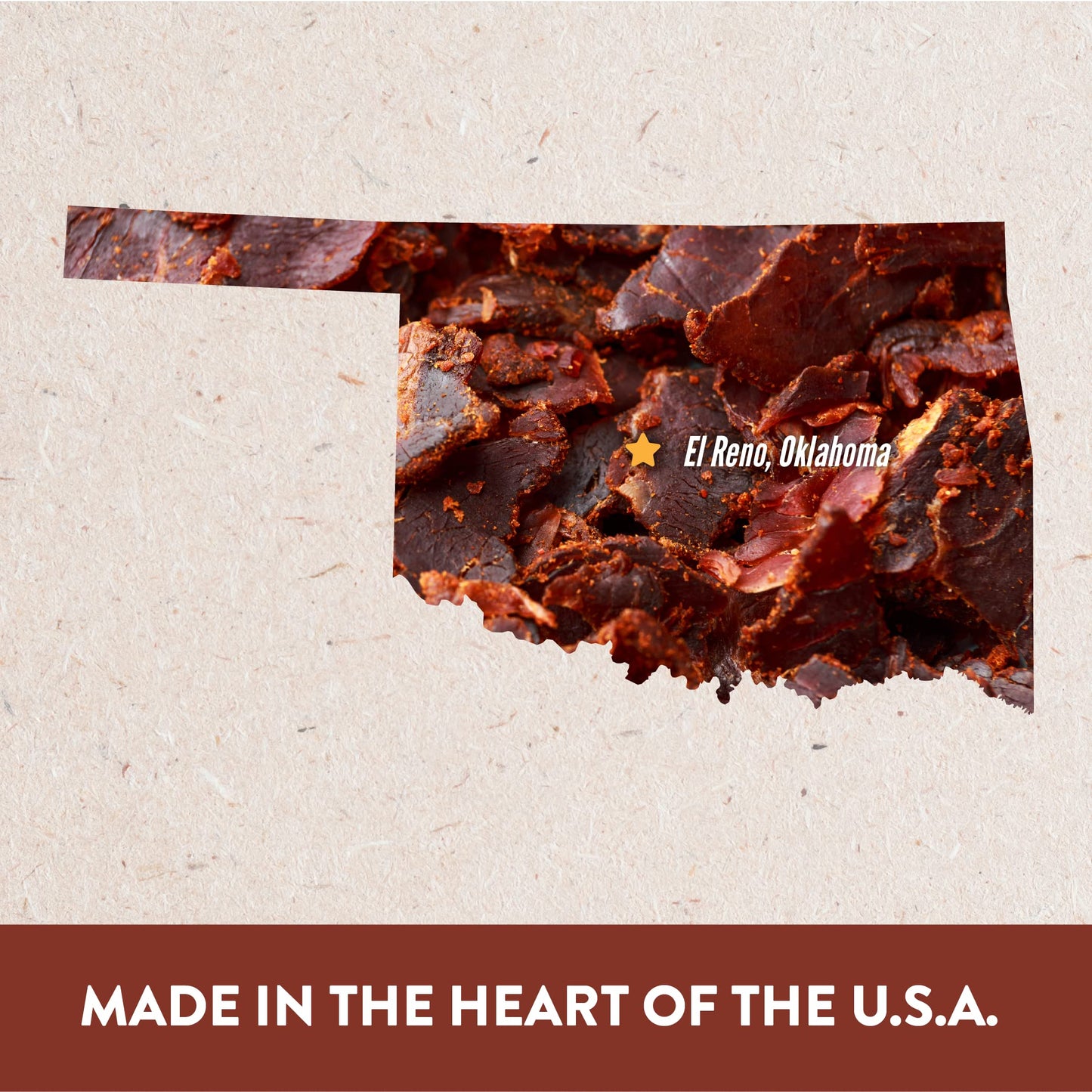 Hardtimes Handcrafted Beef Jerky - Sweet Heat Flavor - 4 Pack Of 2.25 Oz Bags