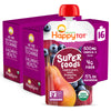 Happy Tot Organics Stage 4 Baby Food Pouches, Gluten Free, Vegan Snack, Superfoods Fruit & Veggie Puree, Pears, Blueberries, Bee