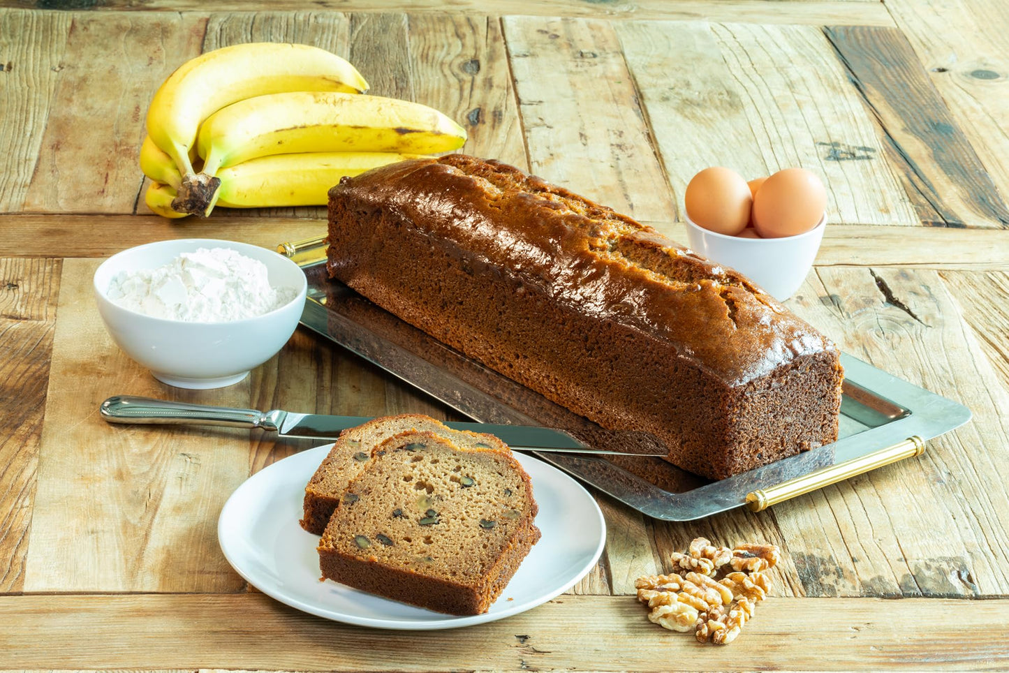 Naturally Delicious Banana Nut Bread, 12 Pack, Fresh Bananas & Crunchy Walnuts, Lunch Snack Breakfast Bars