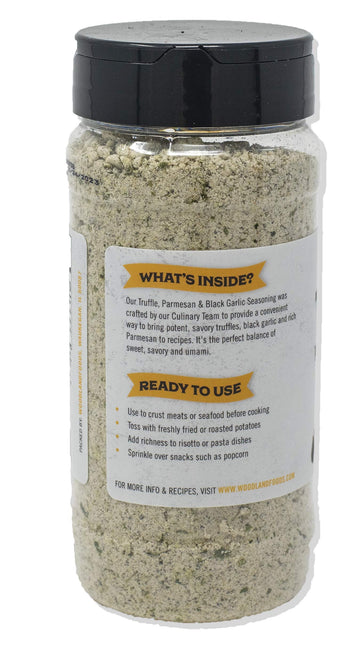 Epicurean Specialty Truffle Seasoning with Parmesan & Black Garlic, 9 Ounce - Gourmet Flavor Enhancer for Culinary Delights