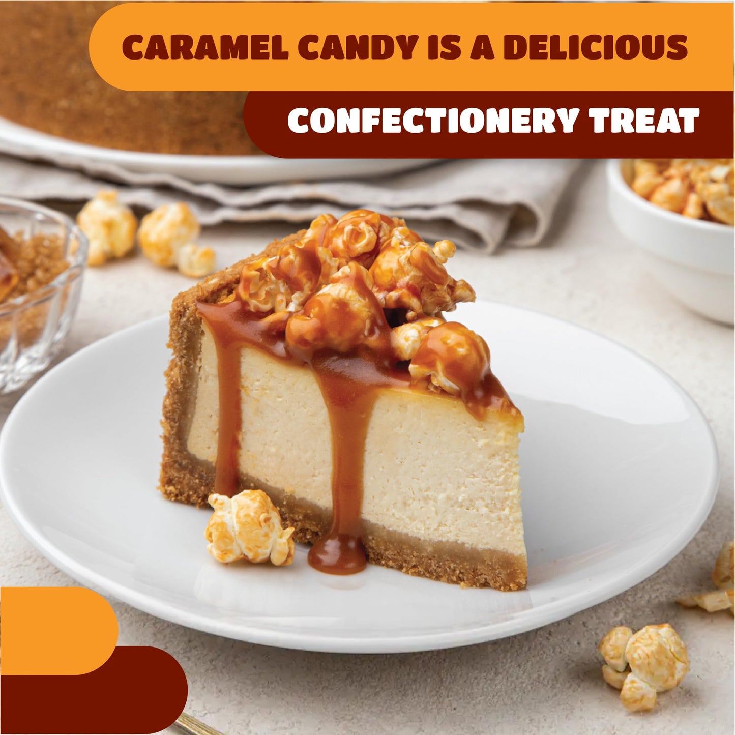 CRAZYOUTLET Caramel Cubes Candy - Individually Wrapped - 2 Pound Bulk Pack - 150 Count