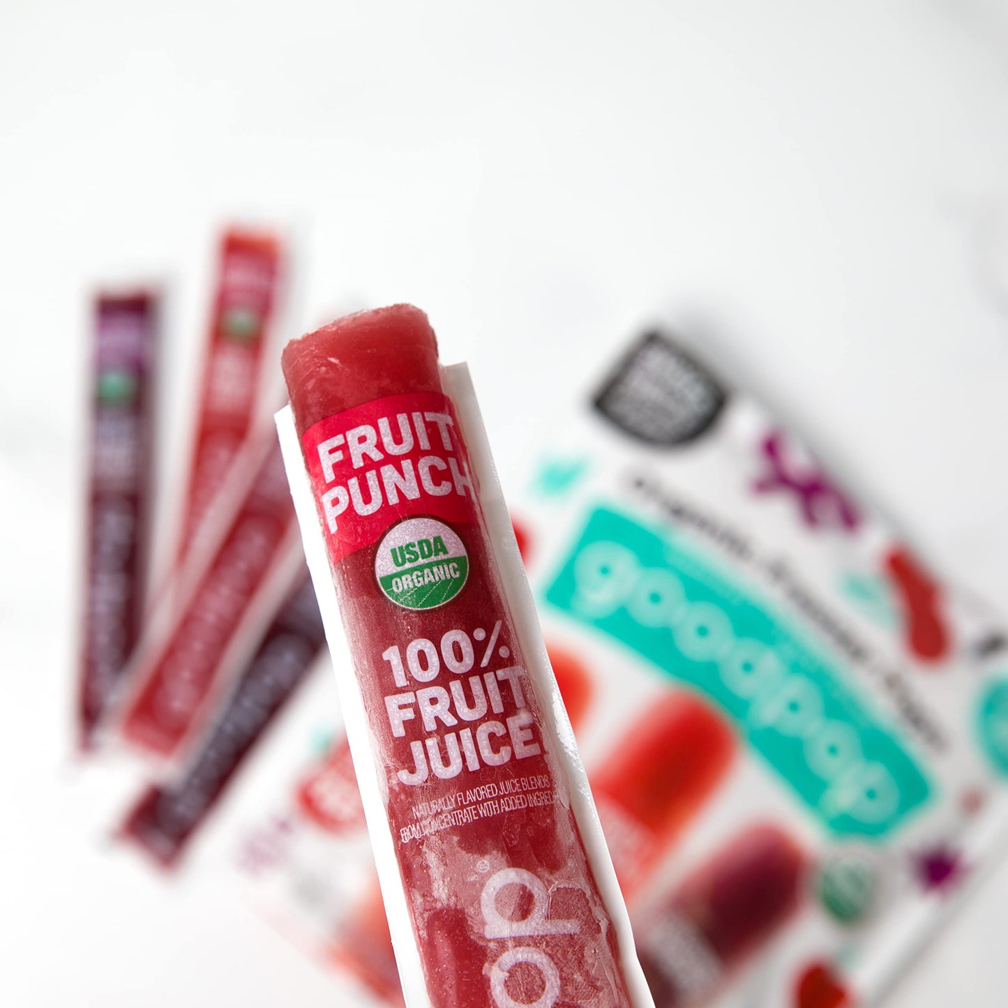 Goodpop Organic Freezer Pops - 100% Juice, No Added Sugar - 20Ct - 2 Pack