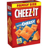 Cheez-It Cheese Crackers, Baked Snack Crackers, Lunch Snacks, Family Size, Extra Cheesy, 21Oz Box (1 Box)