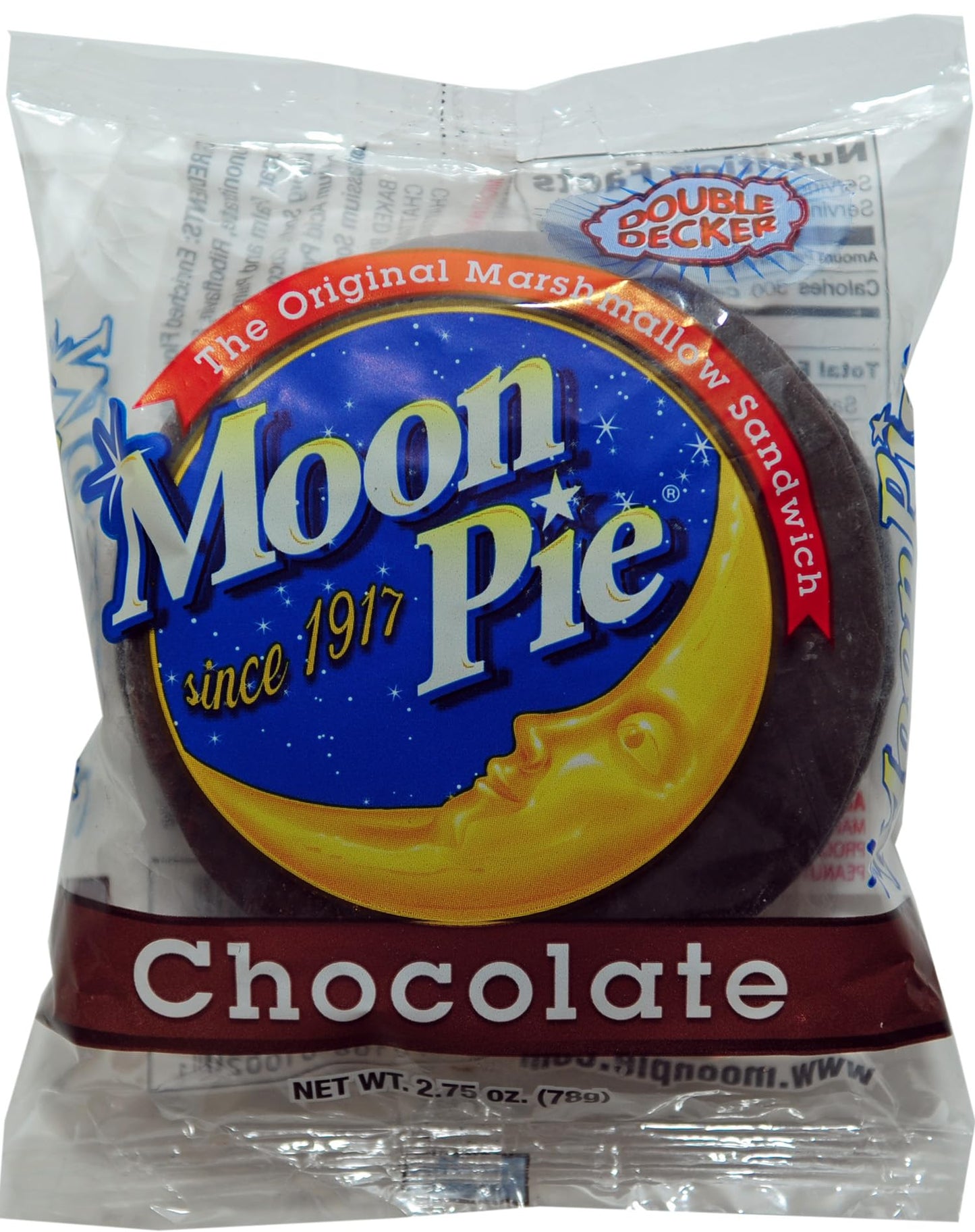 MoonPie Chocolate Double Decker Pie, 2.75 oz., Pack of 24, Model HJM-3064
