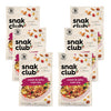 Snak Club Sweet And Salty Trail Mix With Peanuts, Butter Toffee Peanuts, Chocolatey Candies, Toasted Corn, Honey Sesame Sticks,