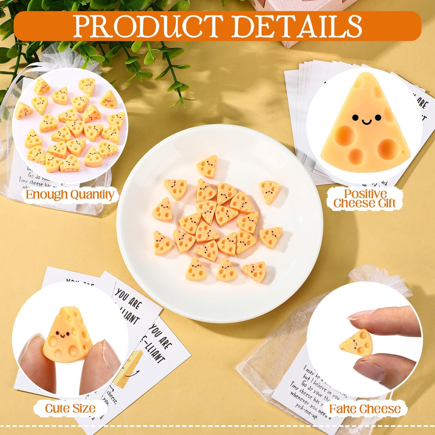 Huwena 30 Employee Appreciation Gifts For Coworkers Resin Emotional Positive Gift With Card Organza Bag For Office Employee Cowo