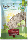 Food to Live Organic Whole Grain Buckwheat Flour, 8 Pounds - Non-GMO, Kosher, Unbleached, Unbromated, Unenriched, Stone Ground,