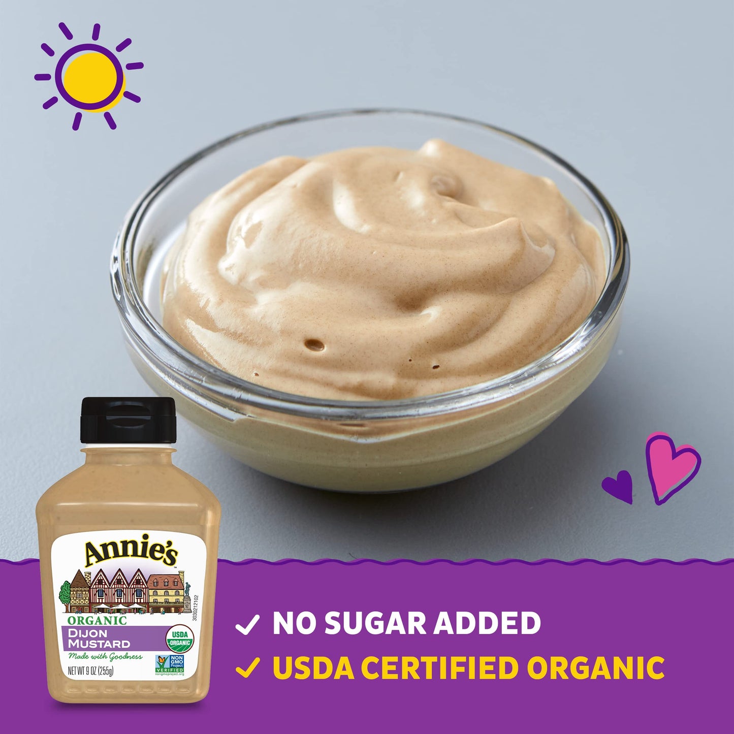 Annies Organic Dijon Mustard 9 oz