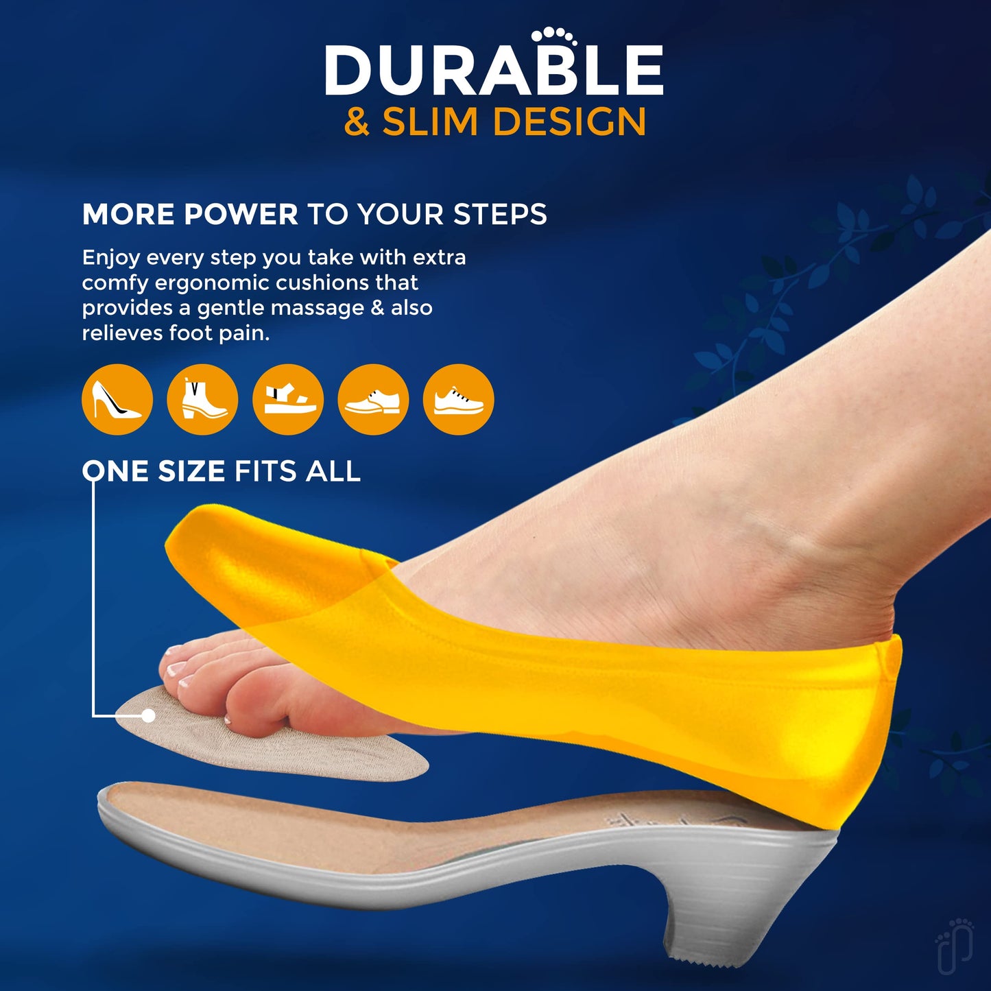 Succure 2 Pair Metatarsal Pads For Women & Men'S - Ball Of Foot Cushions For Women High Heel - Helps With Pain Instantly - 0.12I