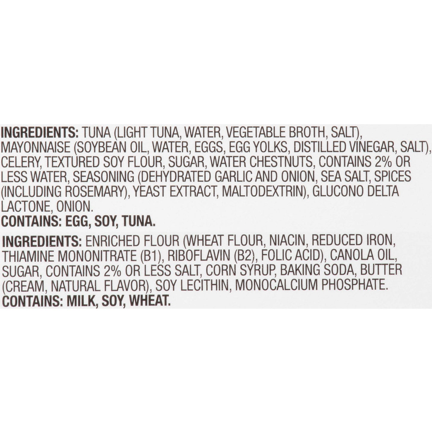 BUMBLE BEE Snack On The Run! Rosemary, Garlic & Sea Salt Tuna Salad with Crackers Kit, High Protein Snack Food, Canned Tuna, Hea