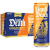 Liquid Death Sparkling Energy - Orange Horror (Orange and Cream Flavor) Sugar-Free Energy Drink Unextreme Caffeine 100mg B Vitamins 12 Fl Oz (Pack of 12)