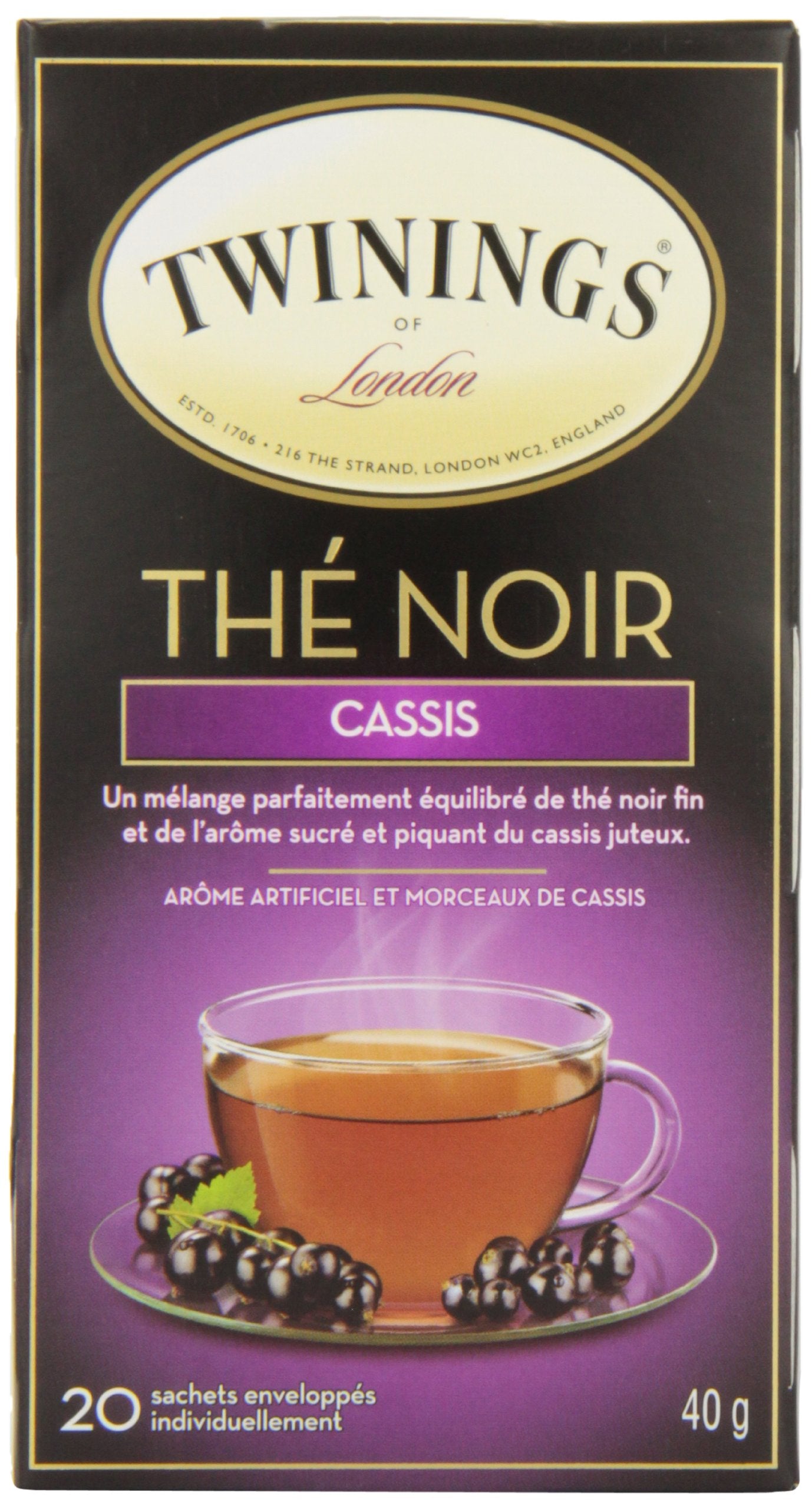 Twinings Blackcurrant Breeze Flavored Tea 20 Count