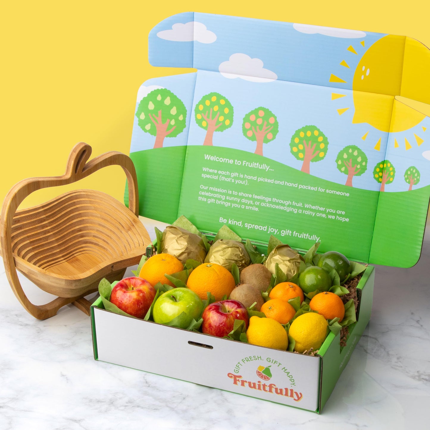 Fresh Fruit Bowl Gift Box By Fruitfully