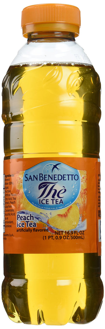 San Benedetto Peach Ice Tea (Pack Of 24) - 16.9 Fl Ounce Each