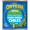 Ortega Diced Green Chiles, Mild, 7 Oz