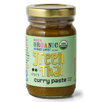 Green Thai Curry Paste Organic. Vegan. Dairy Free. Sugar Free. Keto Friendly. Made In Thailand. 4.23 Oz Glass Jar