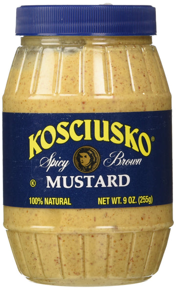 Kosciusko Spicy Brown Mustard, 9 Oz