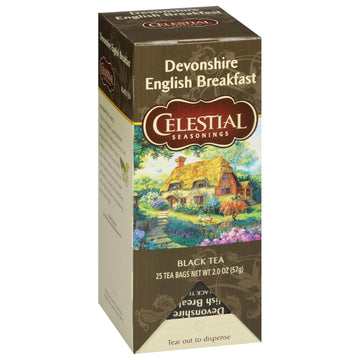 Celestial Seasonings Devonshire English Breakfast Black Tea 25 Tea Bags