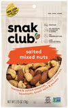 Snak Club Salted Mixed Nuts, 2.75 Ounce (Pack of 6)