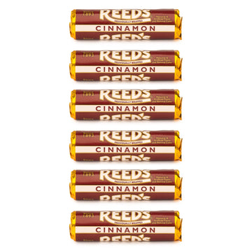 Reeds Individually Wrapped Cinnamon Candy Rolls | Six Rolls | Traditional Hard Candy | Reeds Classic Hard Candy Brought To You B